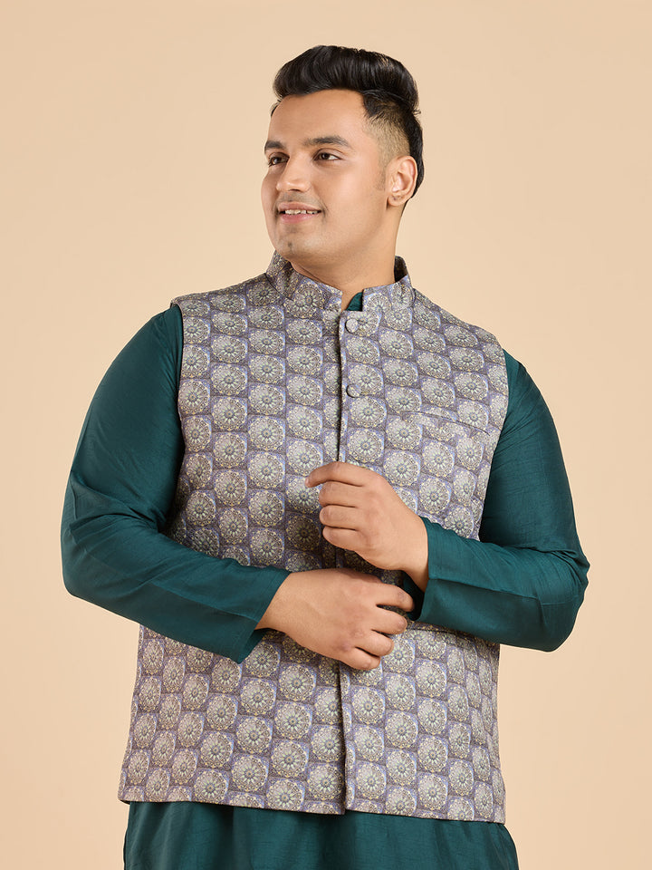 Jacquard Bandgala Waistcoat