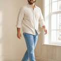 PLUS SIZE MEN STRIPE SHIRT| XL-7XL