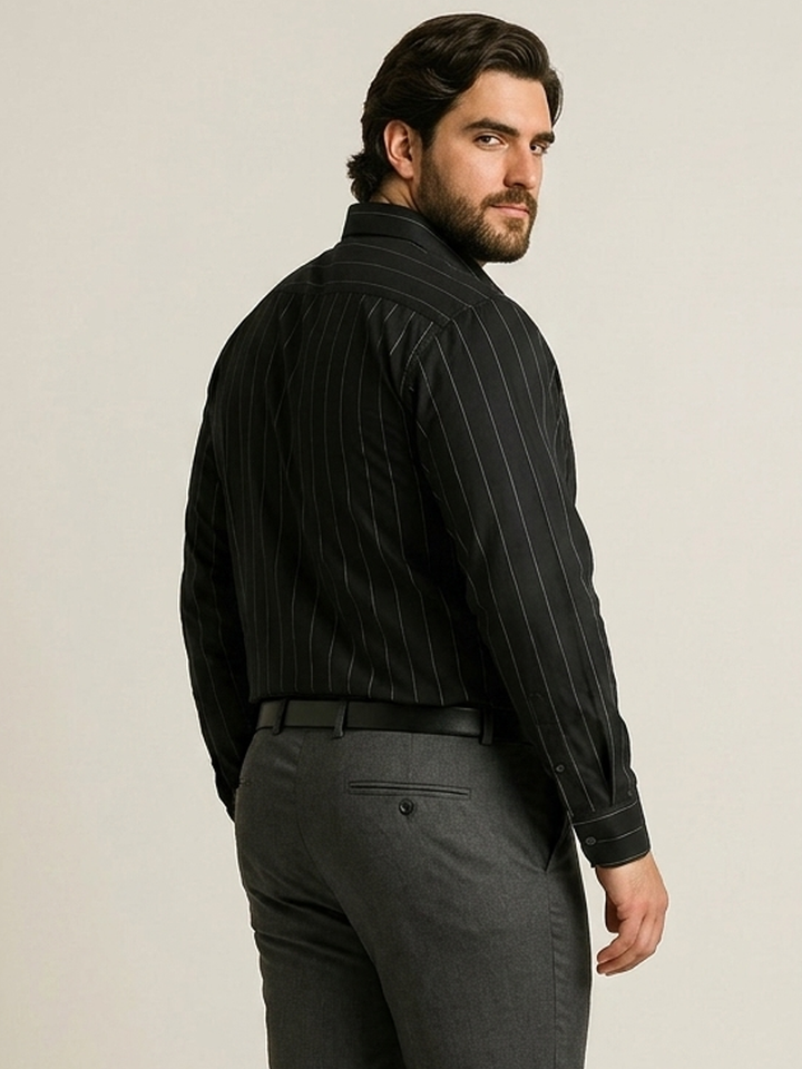 PLUS SIZE MEN STRIPE -SHIRT| XL-7XL