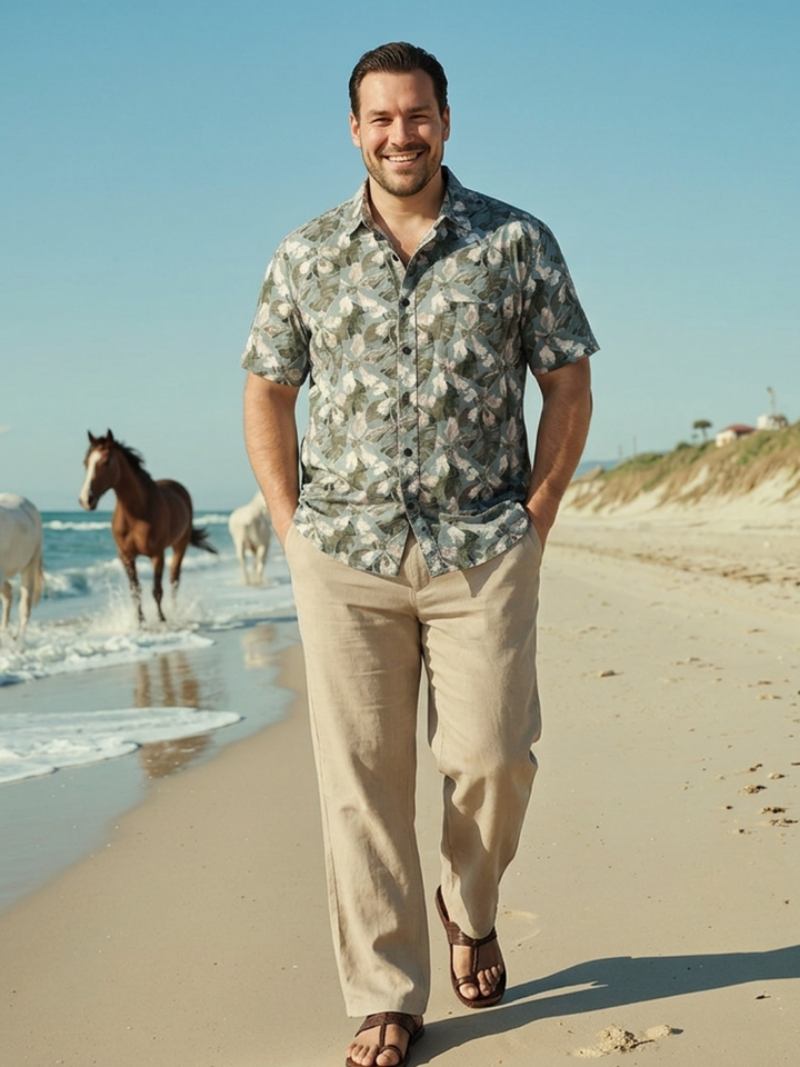 PLUS SIZE PRINTED SHIURT FOR MEN | XL-7XL