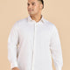 Plus Size Move In Style Solid Satin Shirt | XL-7XL