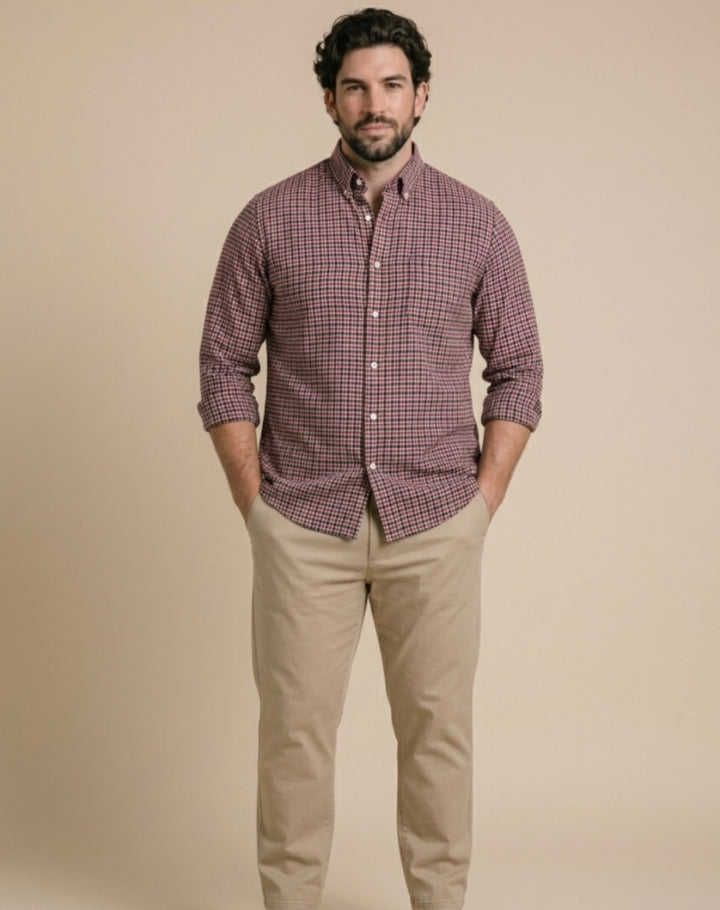 PLUS SIZE MEN CHECK SHIRT| XL-7XL