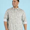 Plus Size Chromatic Tropic Print Shirt | XL-7XL