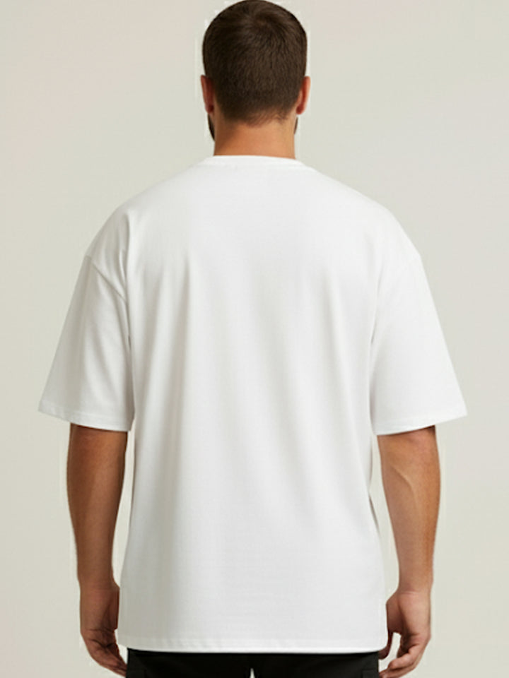 PLUS SIZE RED LABEL COTTON LYCRA LOOSE FIT T-SHIRT FOR MEN | XL-7XL