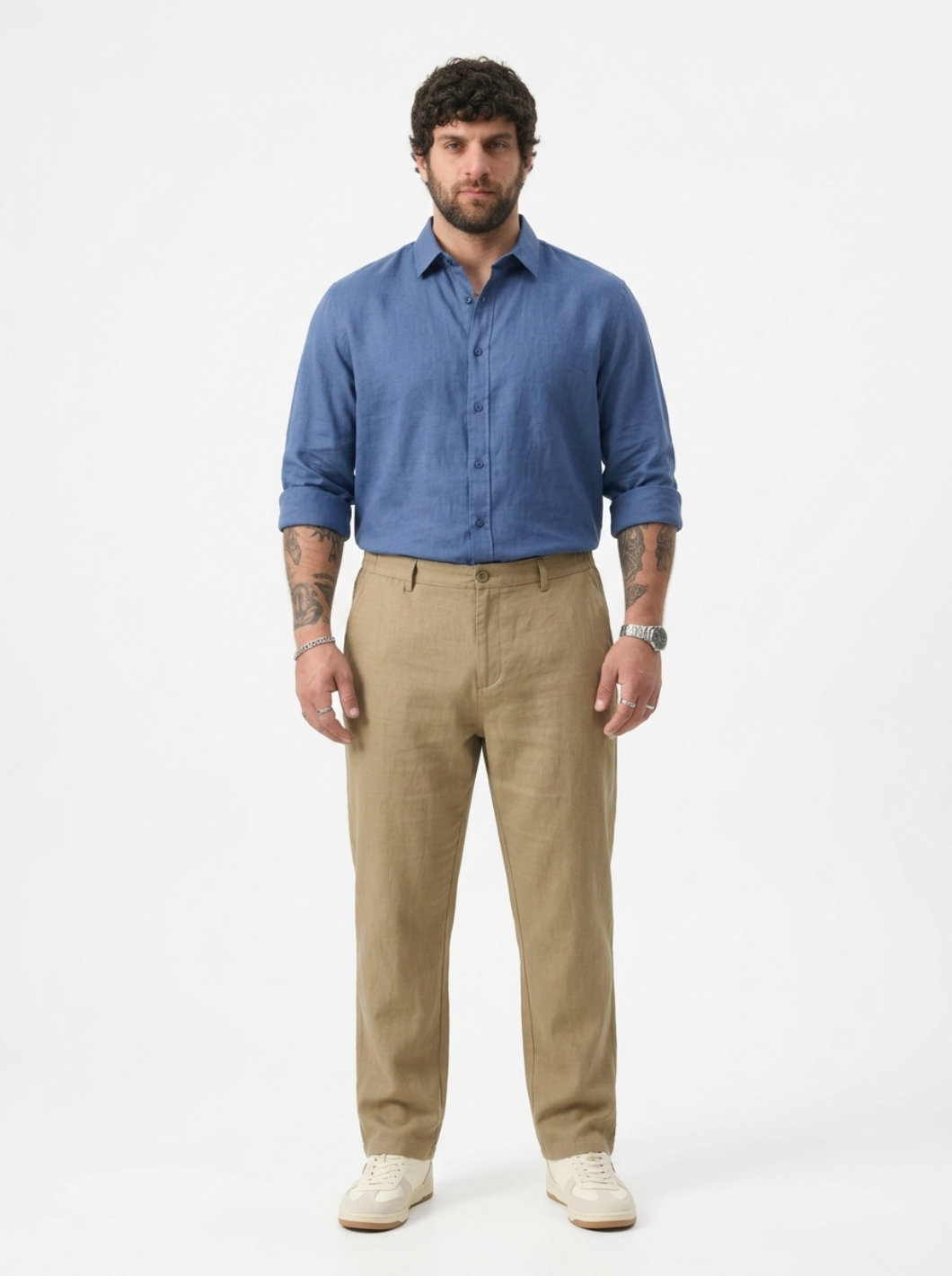 PLUS SIZE MEN’S LINEN PULLON PANT | XL-7XL