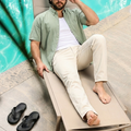 BIG HELLO - THE PLUS LIFE-Men Holiday Shirts