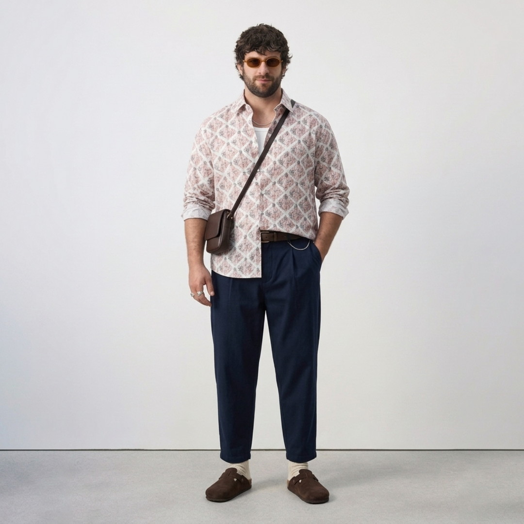 PLUS SIZE MEN’S PRINTED SHIRT | XL-7XL