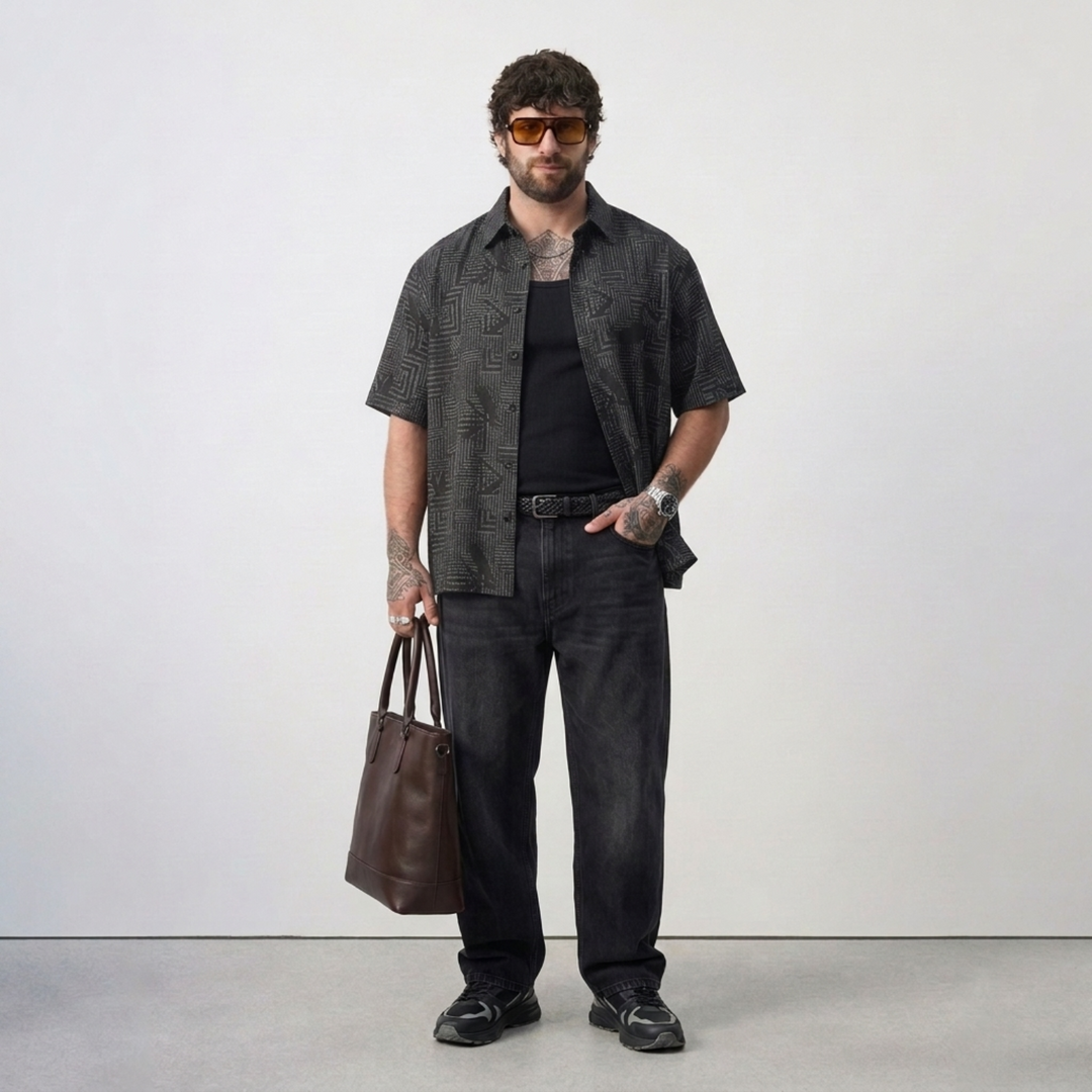 PLUS SIZE MEN’S PRINTED SHIRT | XL-7XL
