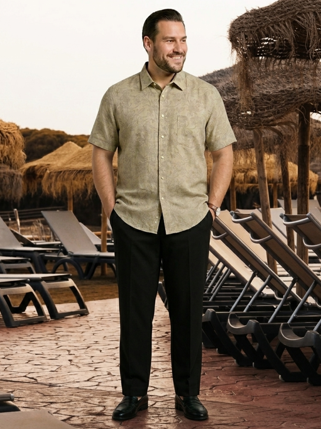 PLUS SIZE PRINTED SHIRT FOR MEN | XL-7XL