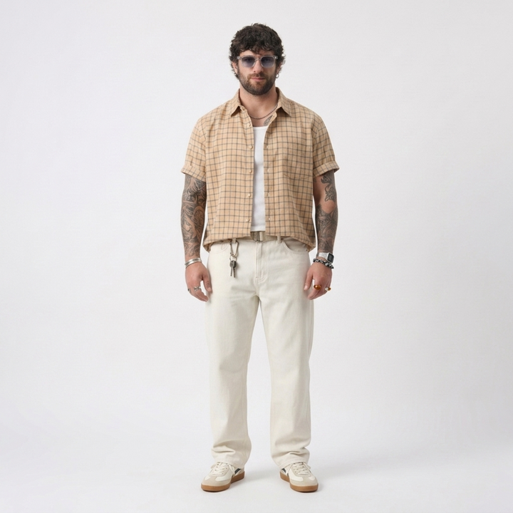 PLUS SIZE MEN’S CHECK SHIRT | XL-7XL