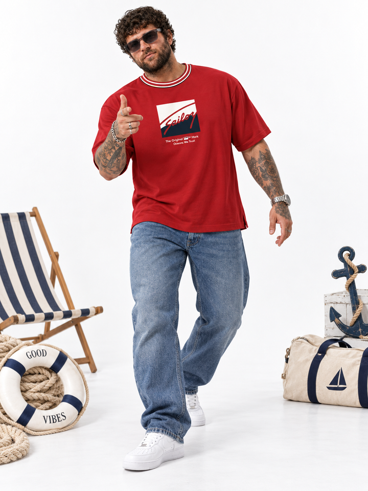PLUS SIZE MEN RINGER TEES | XL-7XL