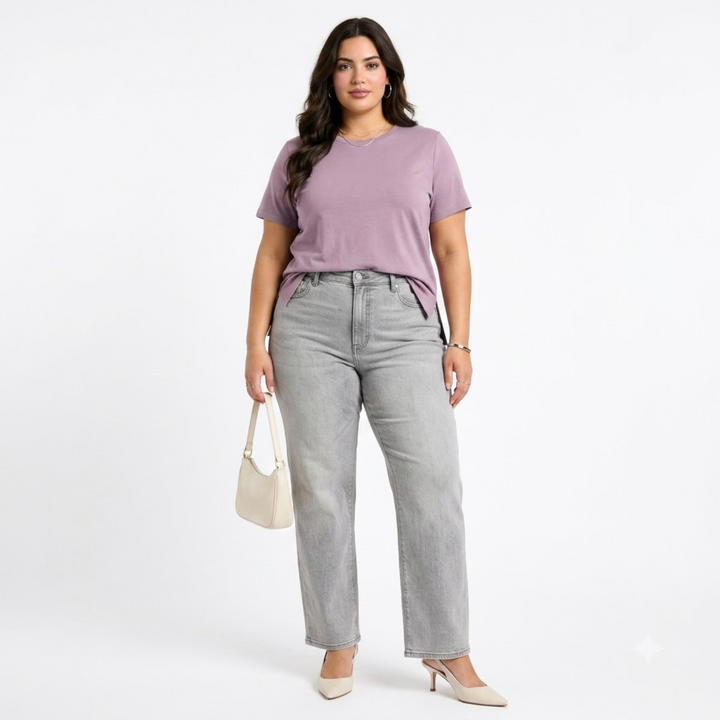 PLUS SIZE WOMEN’S SOLID TSHIRT | XL-7XL