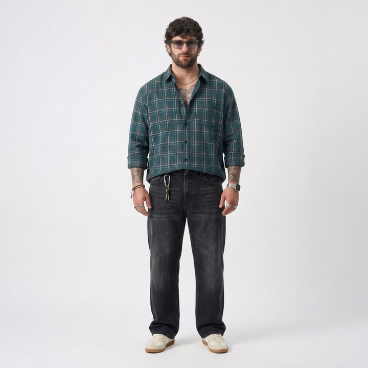 PLUS SIZE MEN’S CHECK SHIRT | XL-7XL