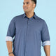 Plus Size Urban Geo Print Knit Shirt | XL-7XL