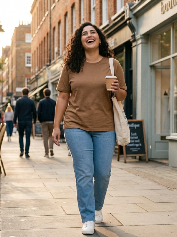 BIG HELLO - THE PLUS LIFE-Womens T-Shirt - Essential