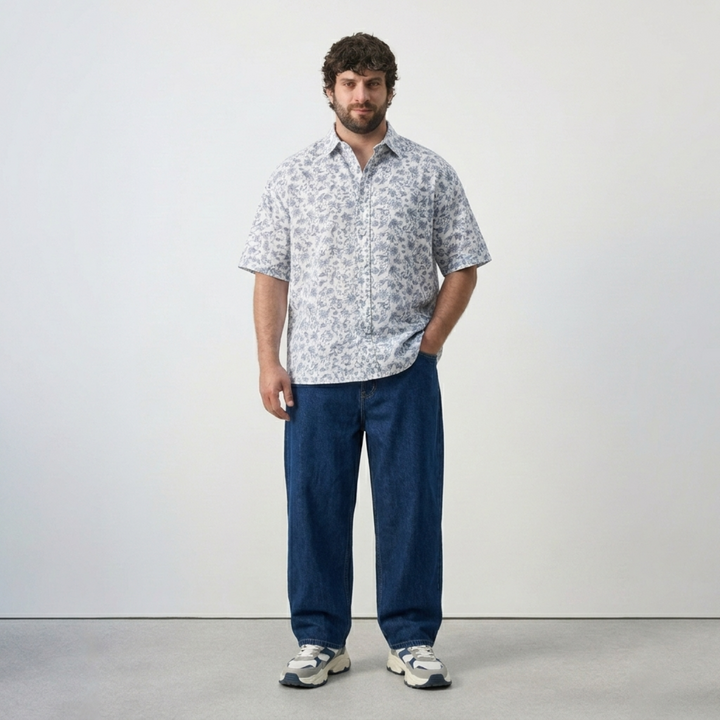 PLUS SIZE MEN’S PRINTED SHIRT | XL-7XL