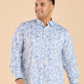 Plus Size Chromatic Tropic Print Shirt | XL-7XL