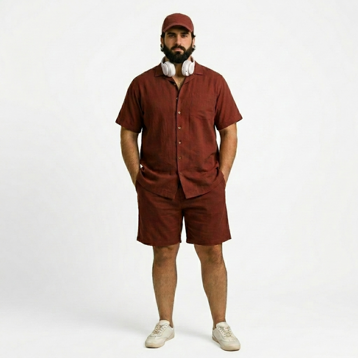 PLUS SIZE MEN SOLID SHIRT | XL-7XL