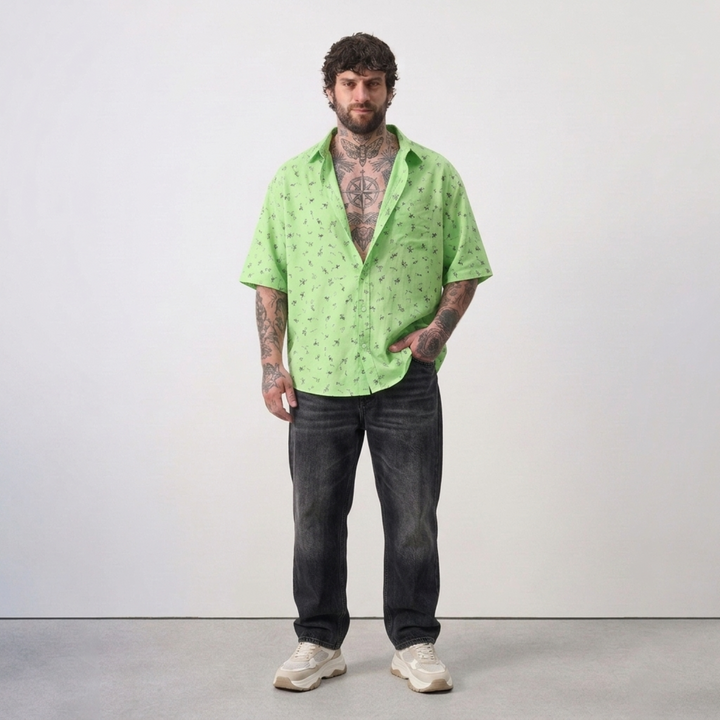 PLUS SIZE MEN’S PRINTED SHIRT | XL-7XL