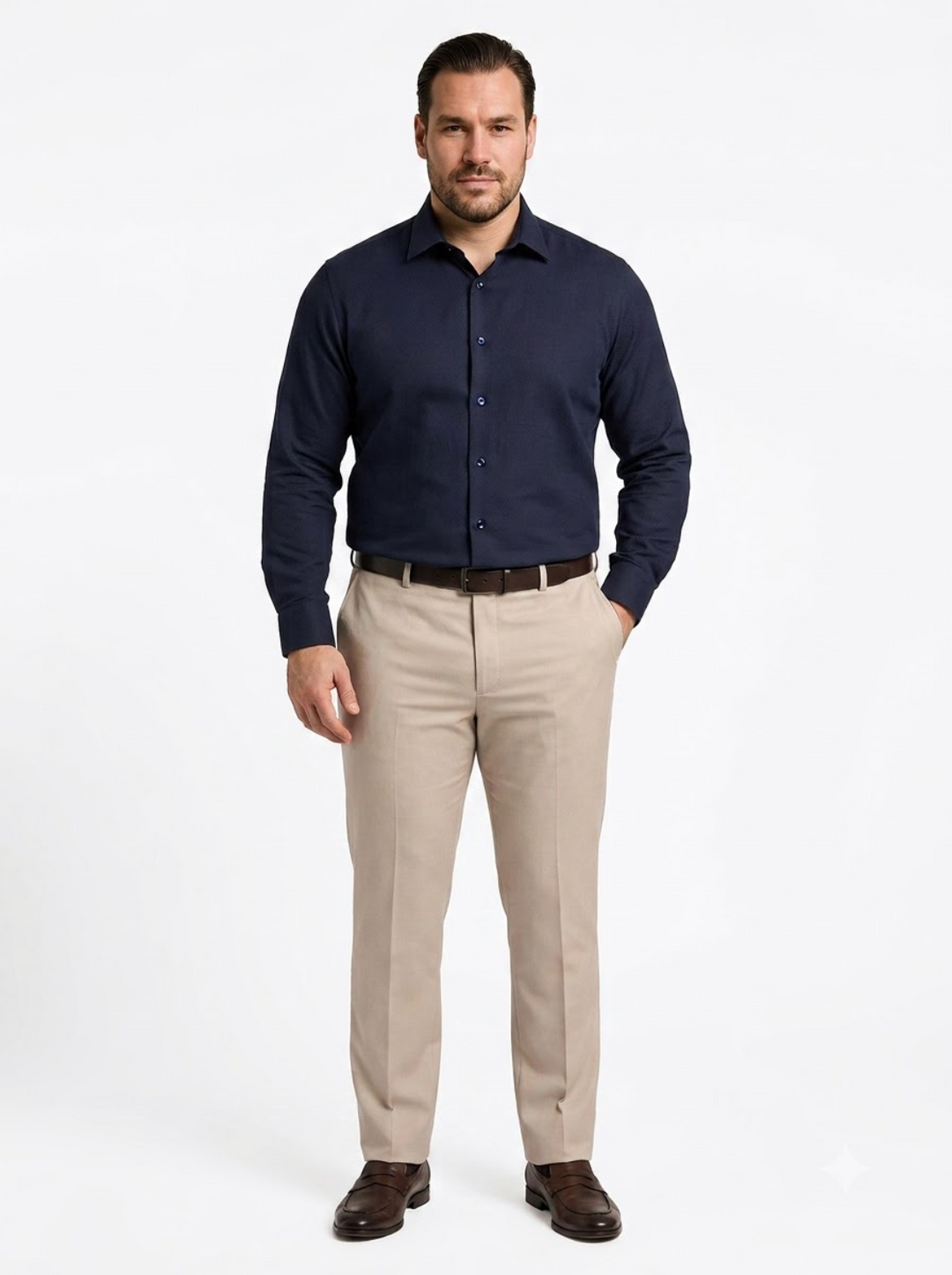 BIG HELLO - THE PLUS LIFE-Men Occasion Shirts