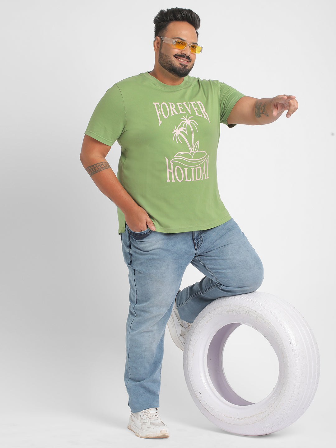 Plus Size Forever Holiday Graphic T-Shirt | XL-7XL