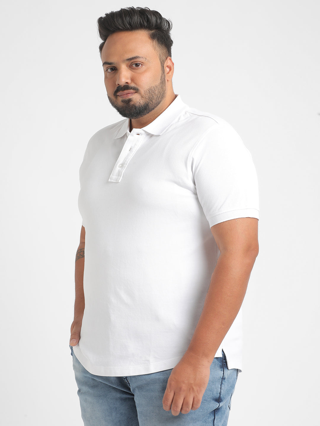 BIG HELLO I PLUS SIZE CHROMALUX EVERYDAY PIQUE POLO | XL-7XL