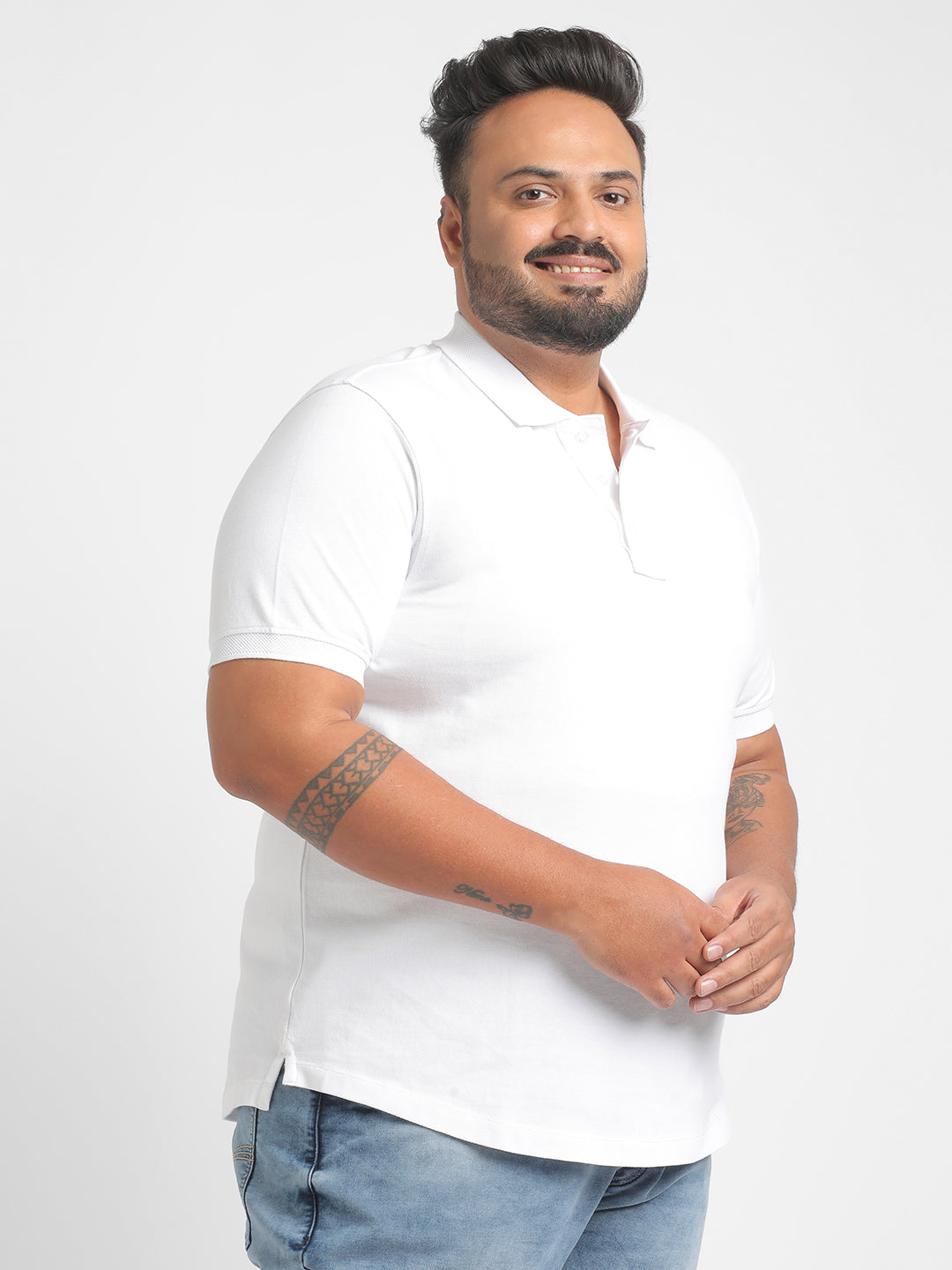 BIG HELLO I PLUS SIZE CHROMALUX EVERYDAY PIQUE POLO | XL-7XL