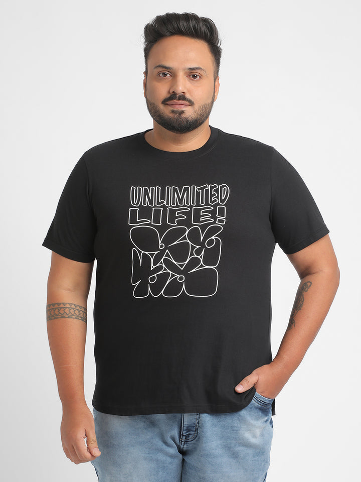 Plus Size Unlimited Life Graphic T-Shirt | XL-7XL