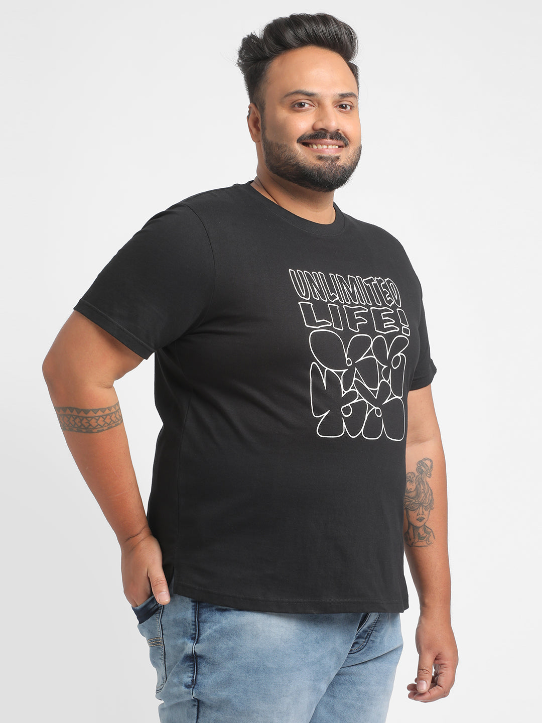 Plus Size Unlimited Life Graphic T-Shirt | XL-7XL