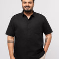 Plus size Soft Cotton Lounge Half Sleeve Shirt For Men | XL-7XL
