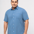 Plus size Soft Cotton Lounge Half Sleeve Shirt For Men | XL-7XL