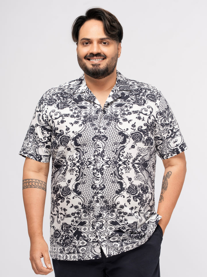 BIG HELLO PLUS SIZE RETRO CHILLOUT CUBAN SHIRT | XL-7XL