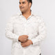 Plus size Printed Stretch Satin Party Shirt For Men | XL-7XL