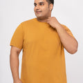 Plus size Structure Knit Outdoor T-Shirt  For Men | XL-7XL