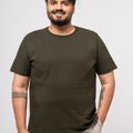 Plus size Structure Knit Outdoor T-Shirt  For Men | XL-7XL