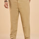 Plus Size Structure Print Auto Adjust Waist Stretch Chino | XL-7XL