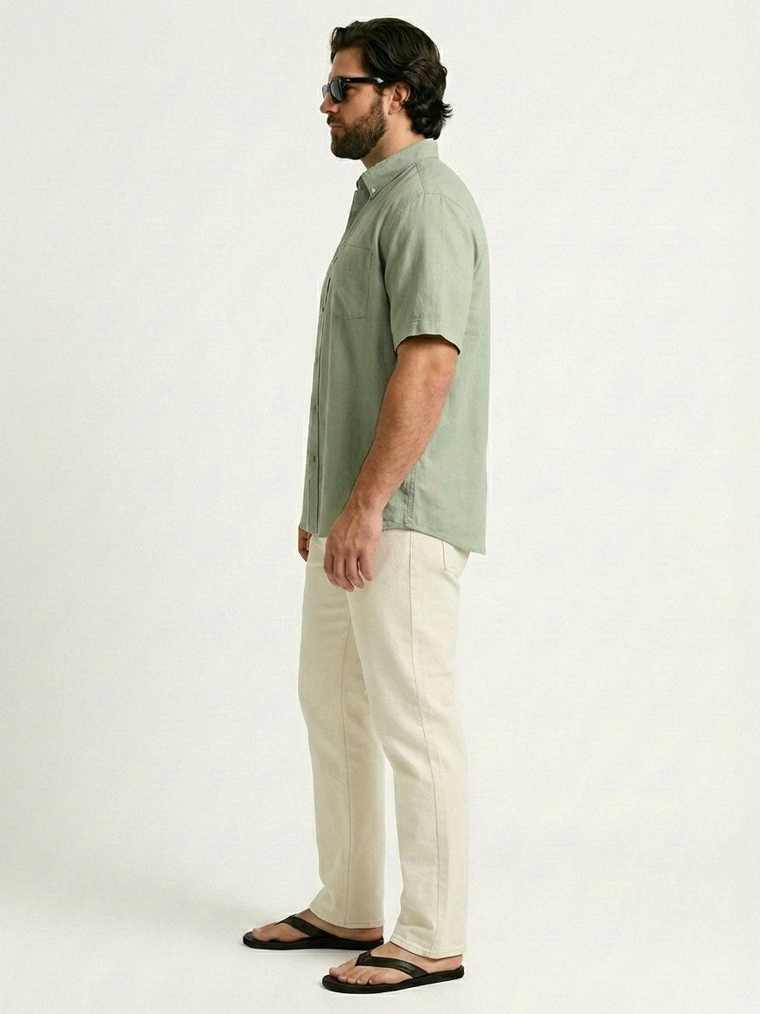 PLUS SIZE MEN SOLID SHIRT| XL-7XL