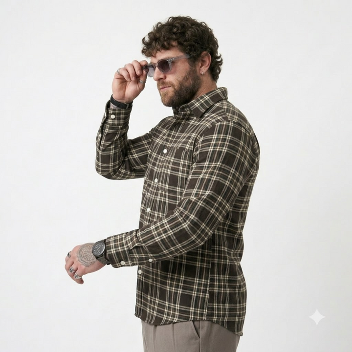 PLUS SIZE CHECK SHIRT FOR MEN | XL-7XL
