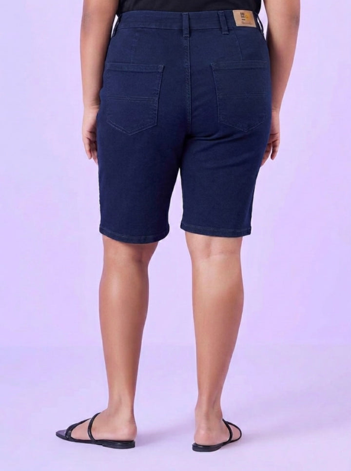 Denim Stretch Shorts | XL-7XL