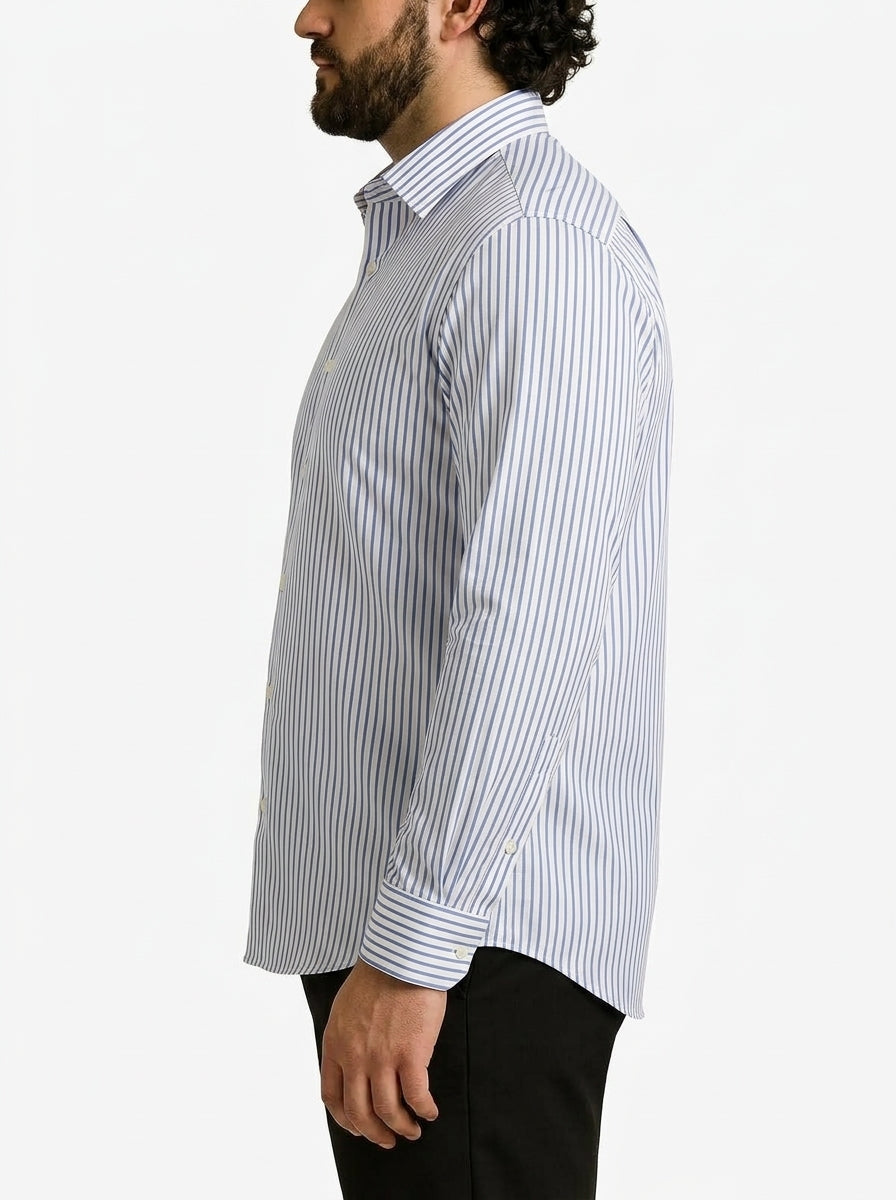 PLUS SIZE STRIPE SHIRT FOR MEN | XL-7XL