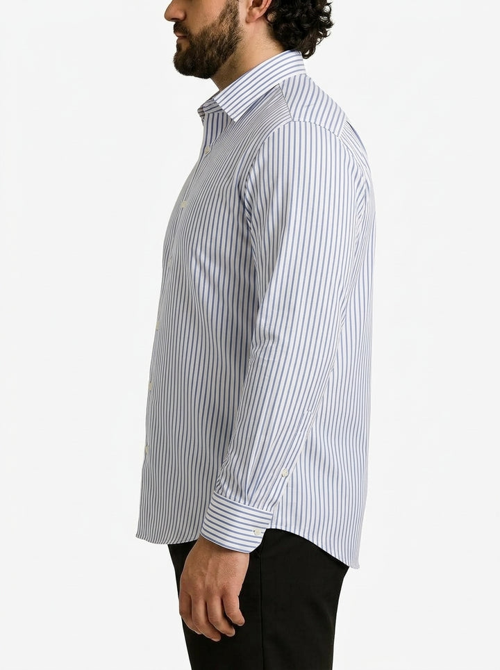 PLUS SIZE STRIPE SHIRT FOR MEN | XL-7XL