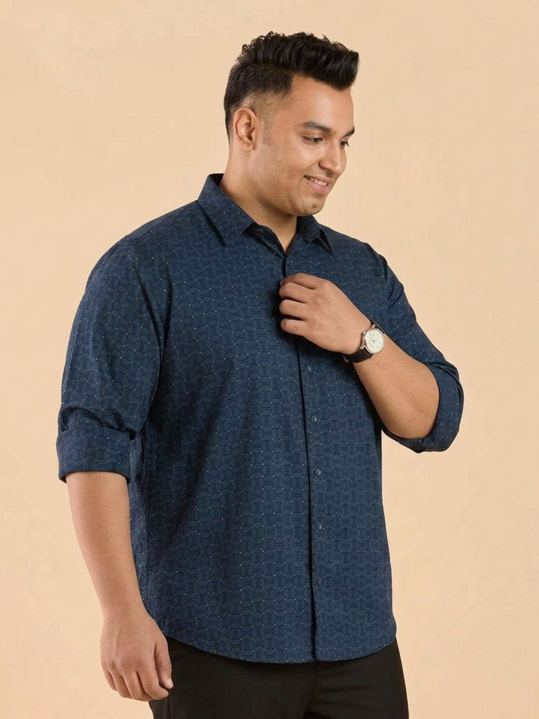 PLUS SIZE MEN SOLID SHIRT | XL-7XL