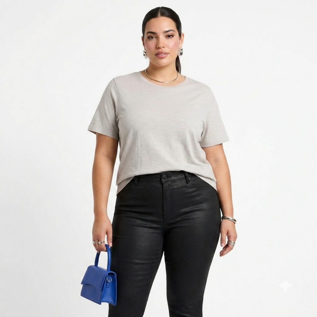 PLUS SIZE WOMEN’S SOLID TSHIRT | XL-7XL
