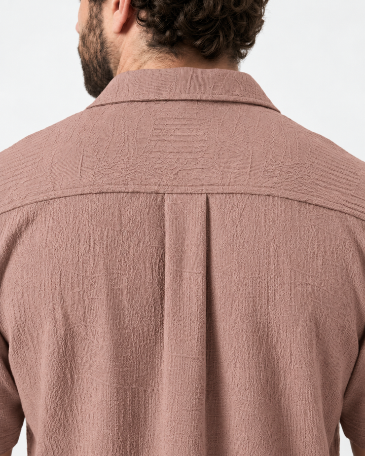 PLUS SIZE RESORT JACQUARD SHIRT FOR MEN | XL-7XL