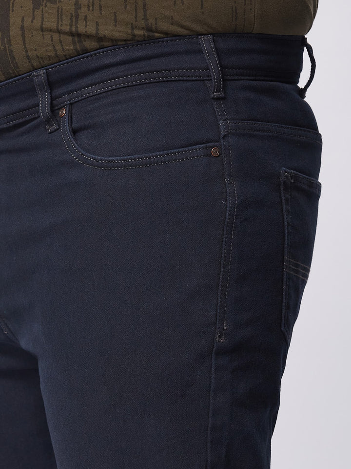 Dark Wash Cotton Stretch Jeans