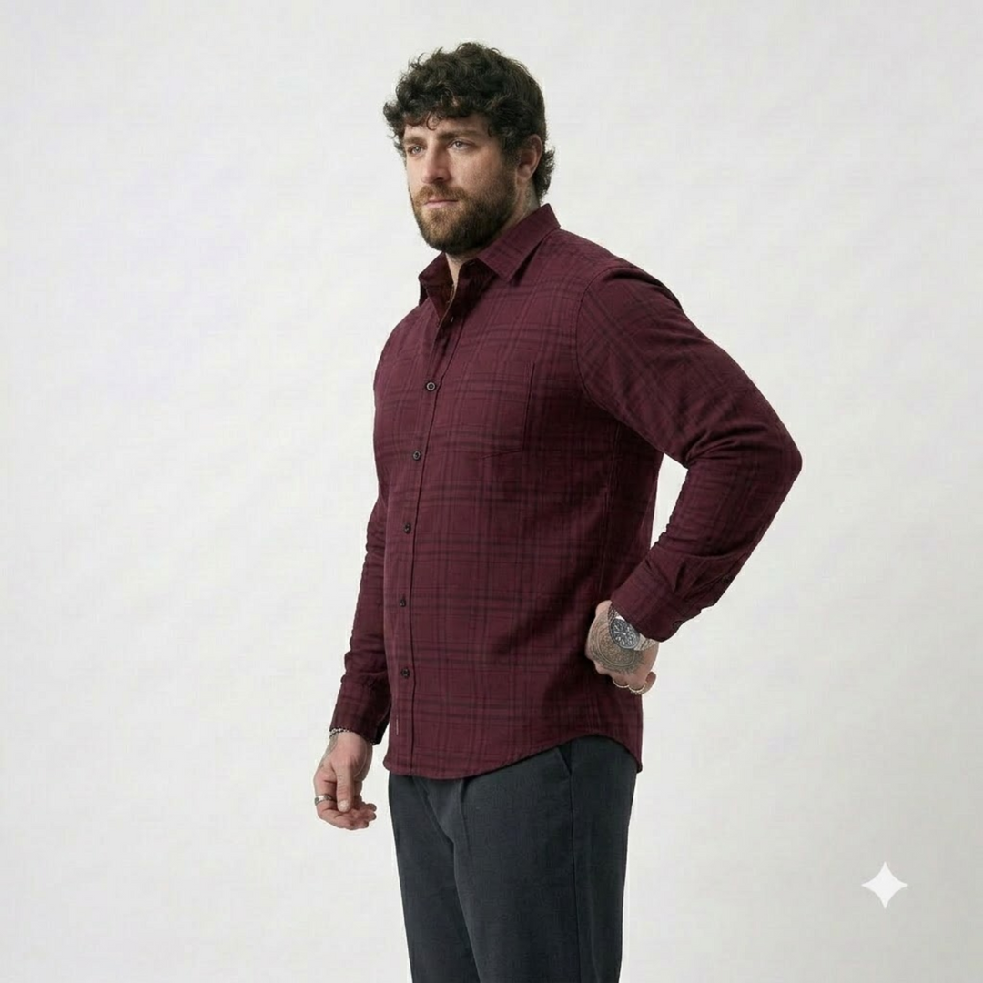 PLUS SIZE CHECK SHIRT FOR MEN | XL-7XL