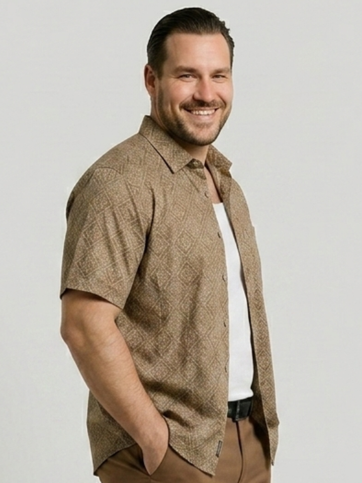 PLUS SIZE MEN PRINTED SHIRT FOR MEN | XL-7XL
