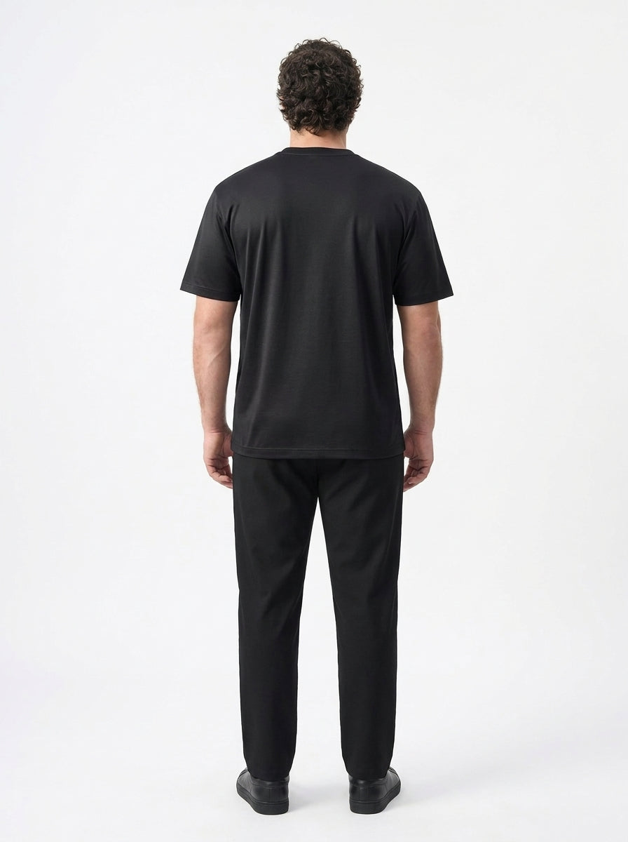 PLUS SIZE MERCERIZED COTTON T-SHIRT FOR MEN | XL-7XL