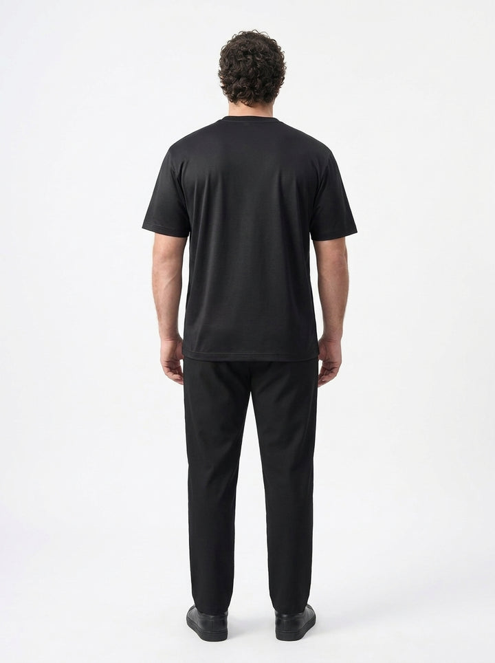 PLUS SIZE MERCERIZED COTTON T-SHIRT FOR MEN | XL-7XL