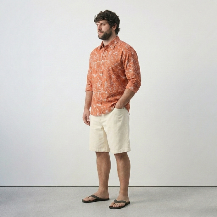 PLUS SIZE MEN’S PRINTED SHIRT | XL-7XL